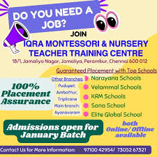 Iqra Montessori & Nursery Teacher Training Centre
