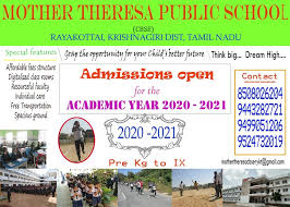 MOTHER THERESA PUBLIC SCHOOL KRISHNAGIRI